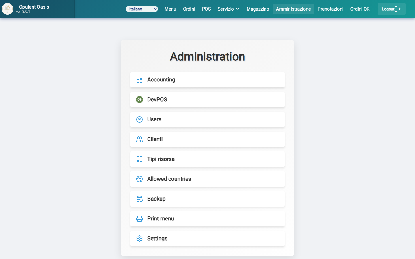Hubi i Administrimit